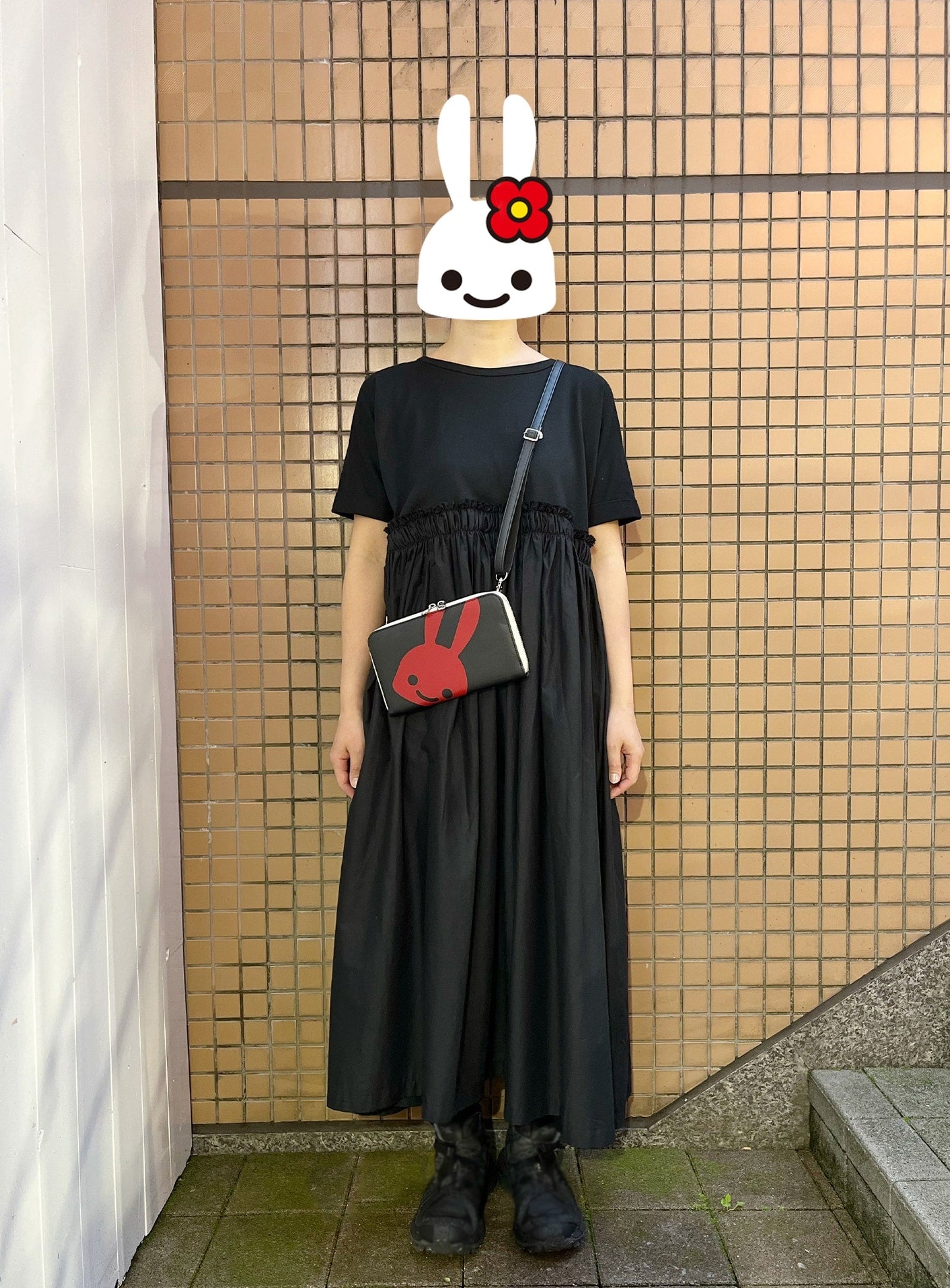 合皮のウォレットバッグ
