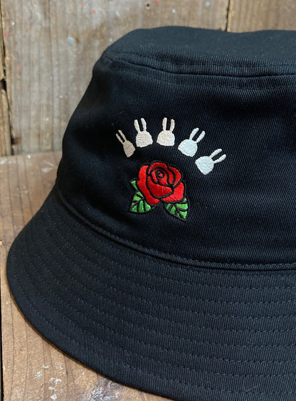 刺繍のバケットハット 23SS