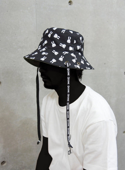 リバーシブルバケットハット