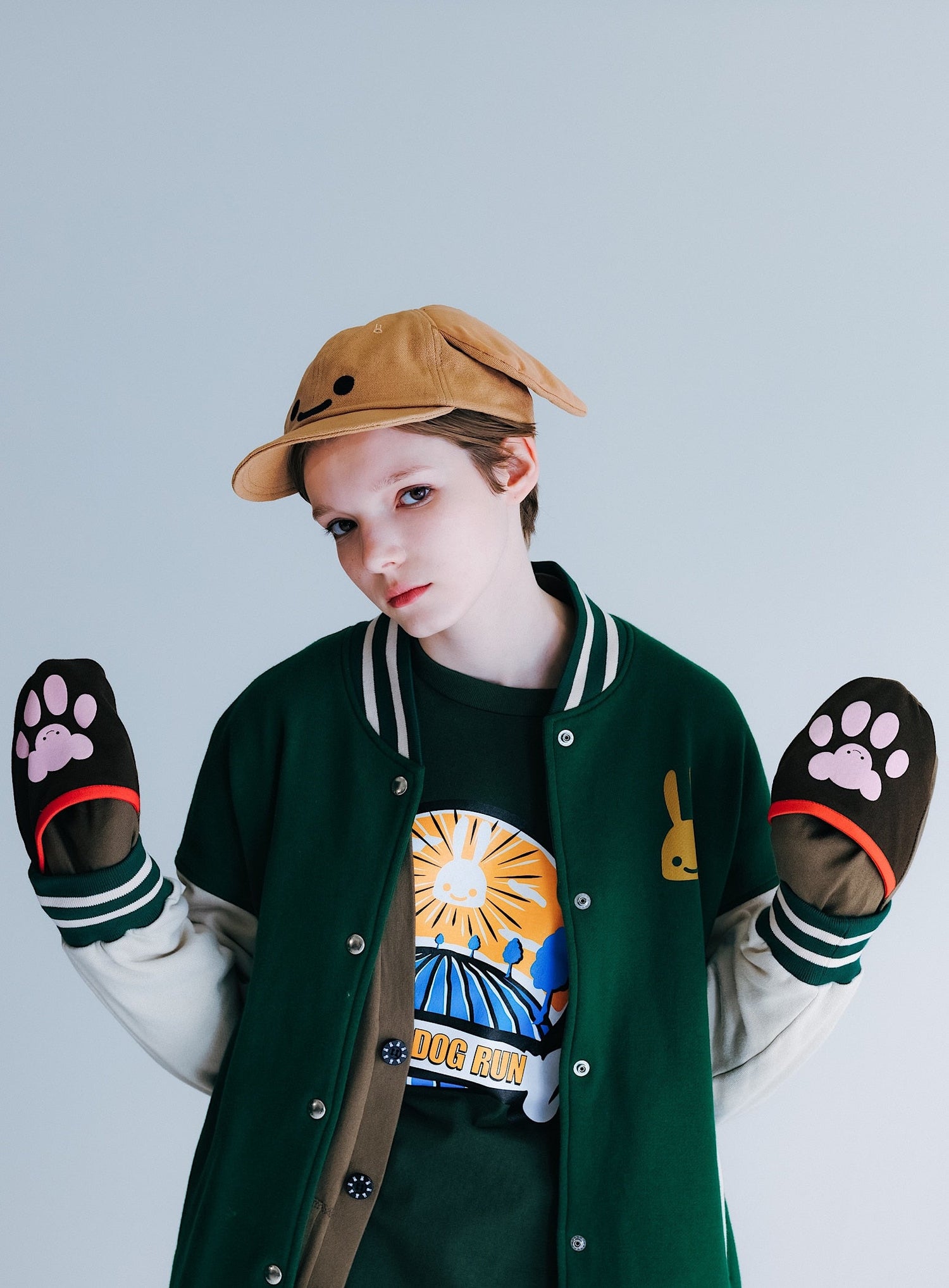 どうぶつキャップ 垂れ耳