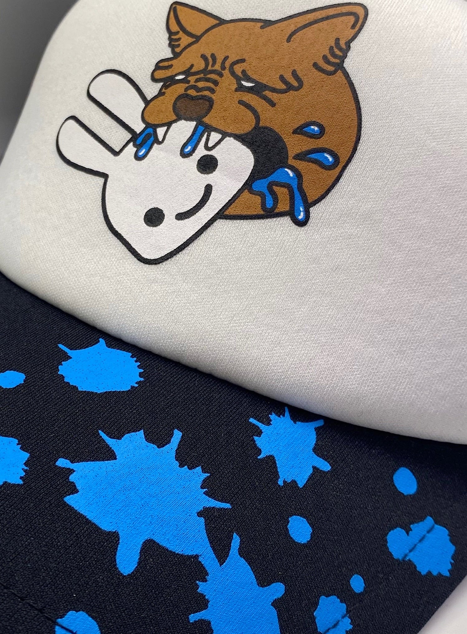 メッシュキャップ かみつき