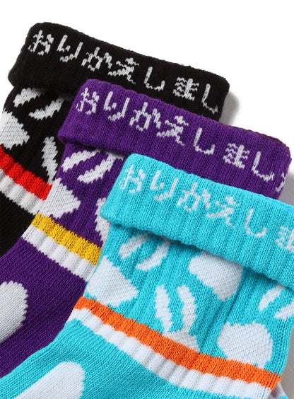 CUNEショートソックス ライン