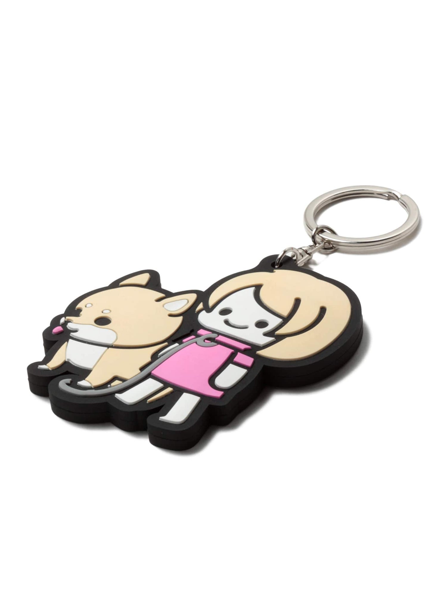 ラバーキーホルダー しば犬