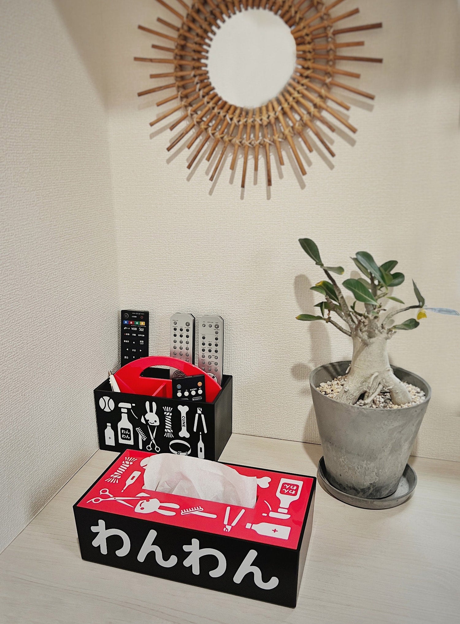 ティッシュボックスケース