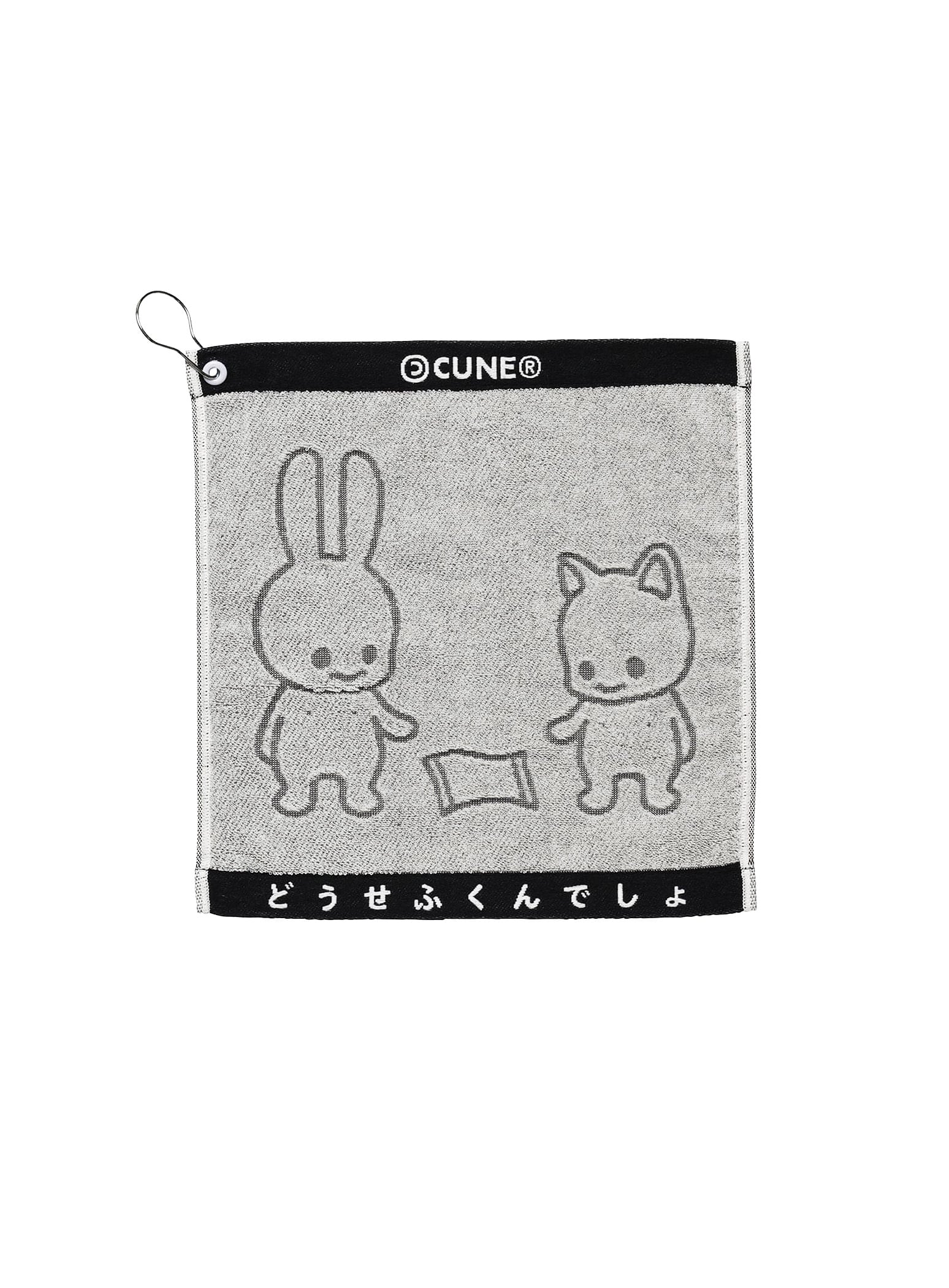 ハンドタオル うさちゃんとねこちゃん – CUNE