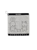 ハンドタオル うさちゃんとねこちゃん