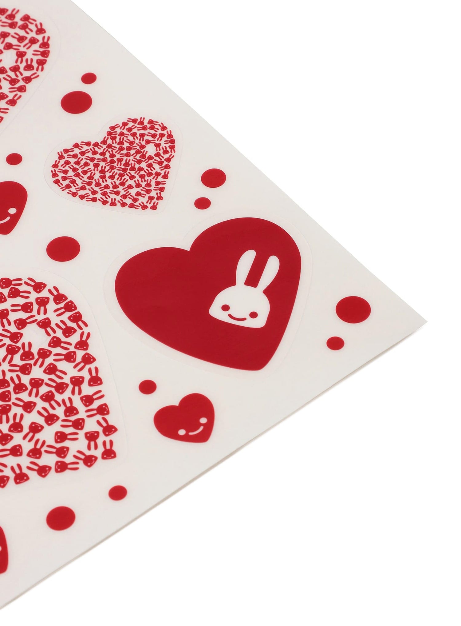 ハートのA4ステッカーシート