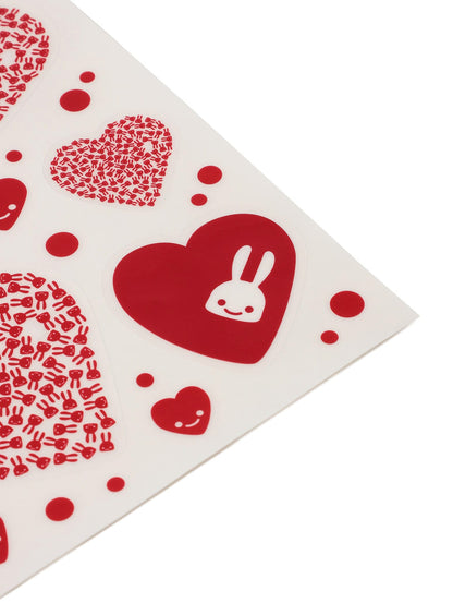 ハートのA4ステッカーシート