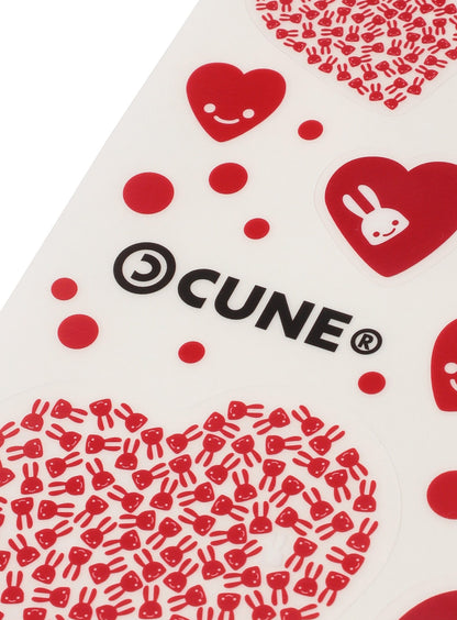 ハートのA4ステッカーシート