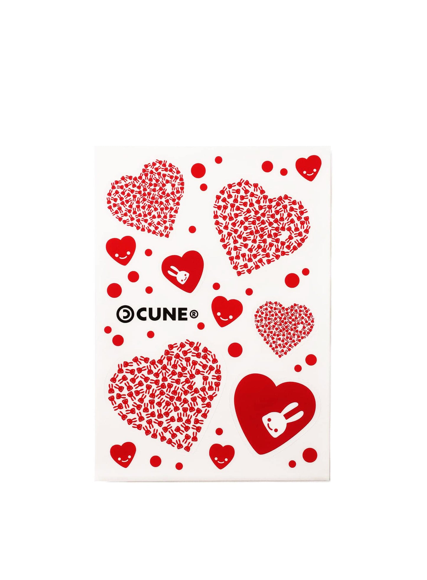 ハートのA4ステッカーシート