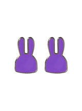 縁取りウサギピアス 2P