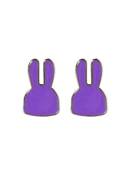 縁取りウサギピアス 2P