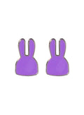縁取りウサギピアス 2P