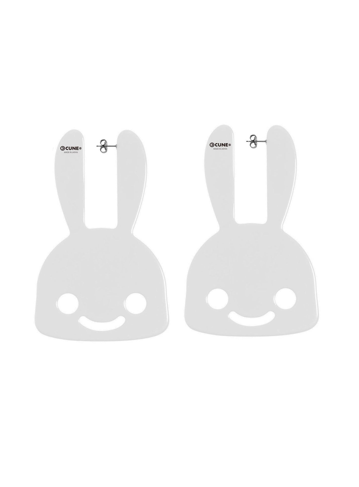 アクリルビッグウサギピアス 2P