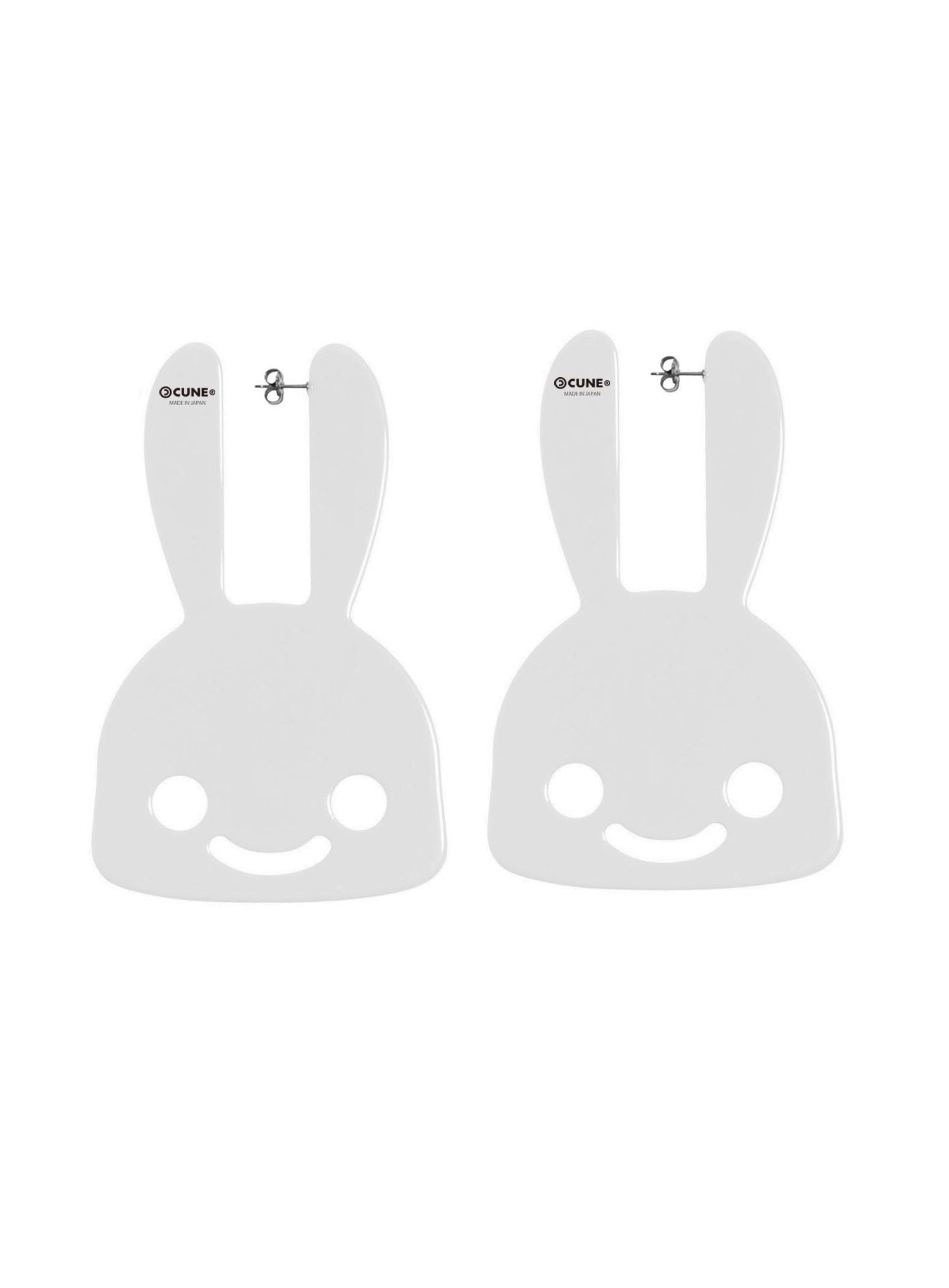 アクリルビッグウサギピアス 2P