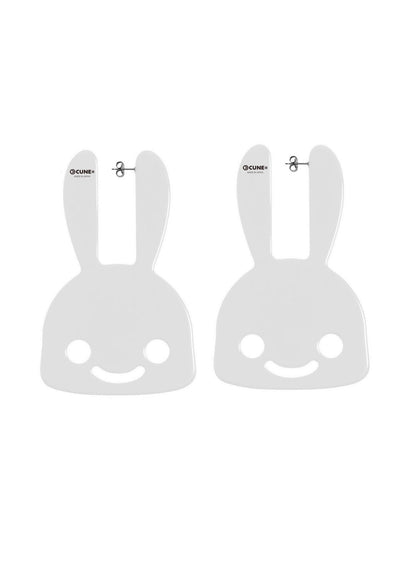アクリルビッグウサギピアス 2P