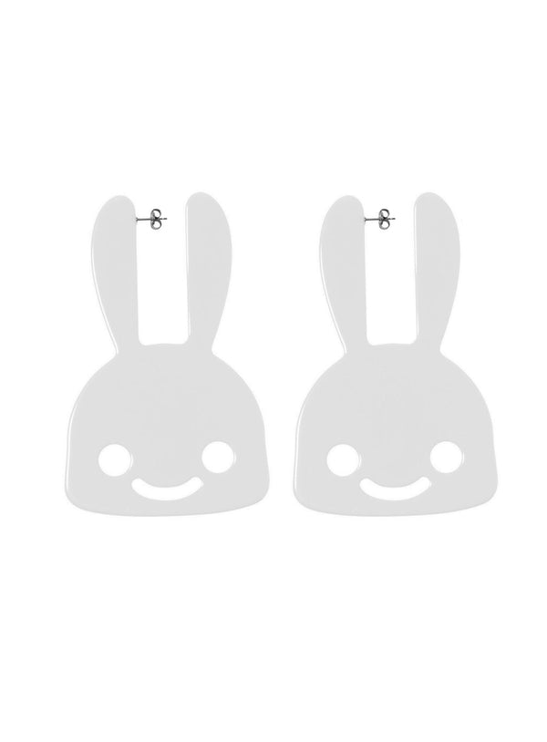 アクリルビッグウサギピアス 2P