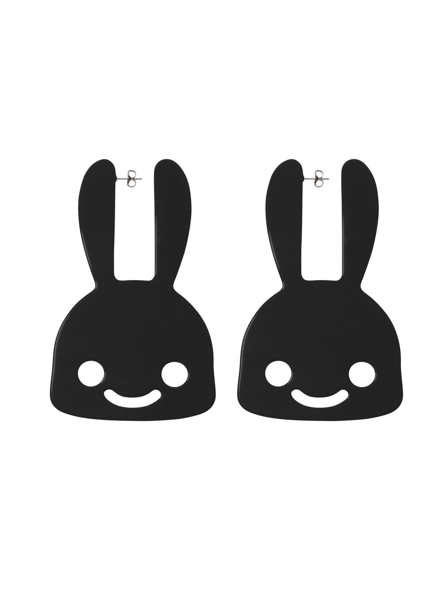 アクリルビッグウサギピアス 2P