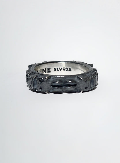 SLV925 横向きウサギリング