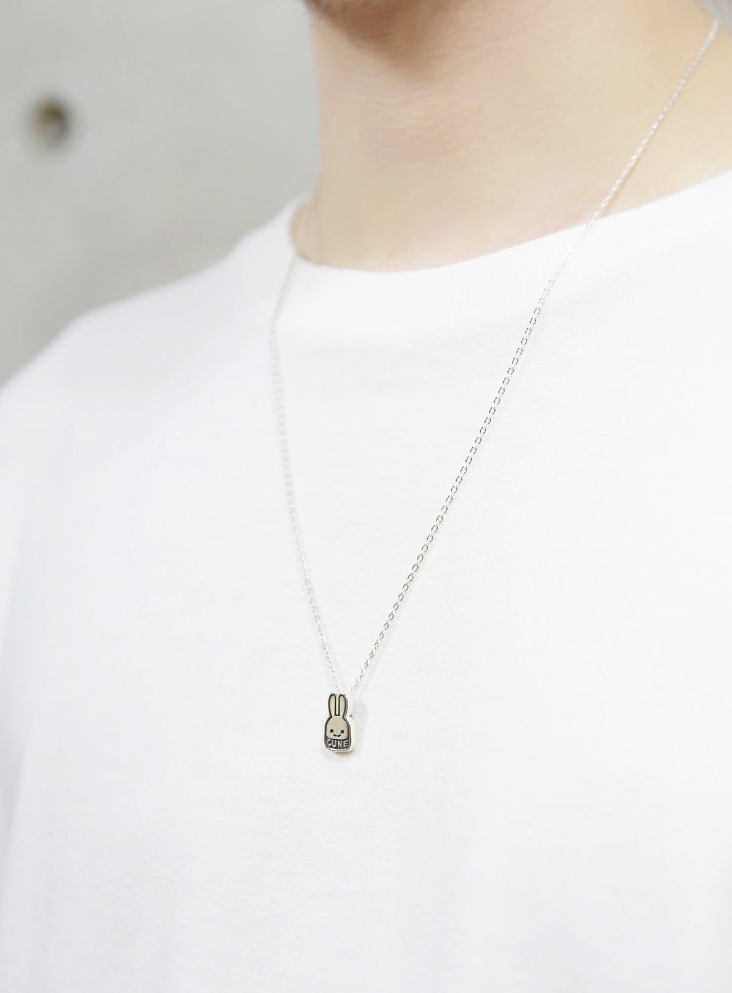 SLV925 CUNEウサギネックレス