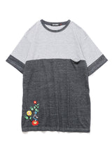 ボーダー切替Tシャツ