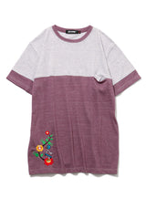 ボーダー切替Tシャツ