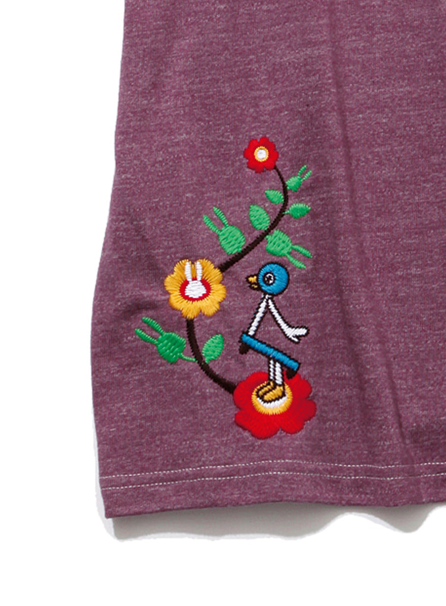 ボーダー切替Tシャツ