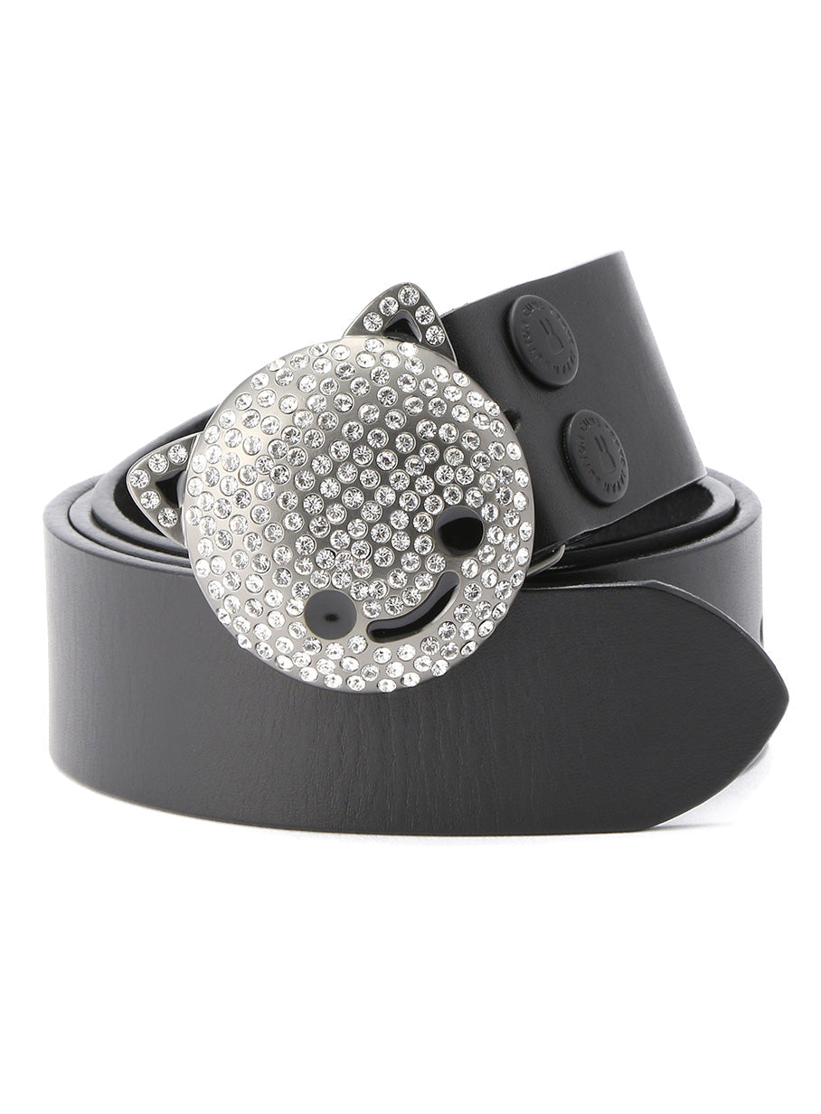 ラインストーンネコベルト