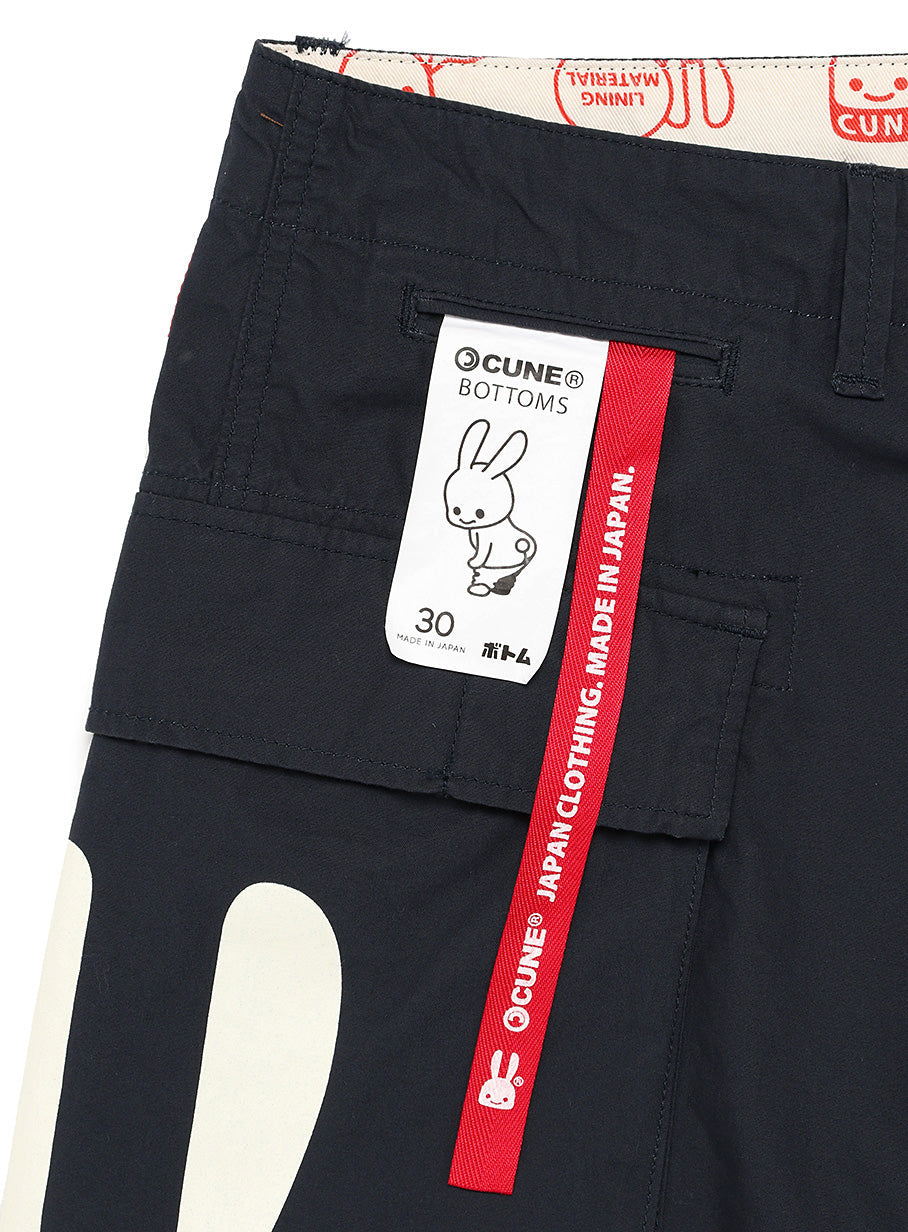 サイドポケットショーツ　馬布