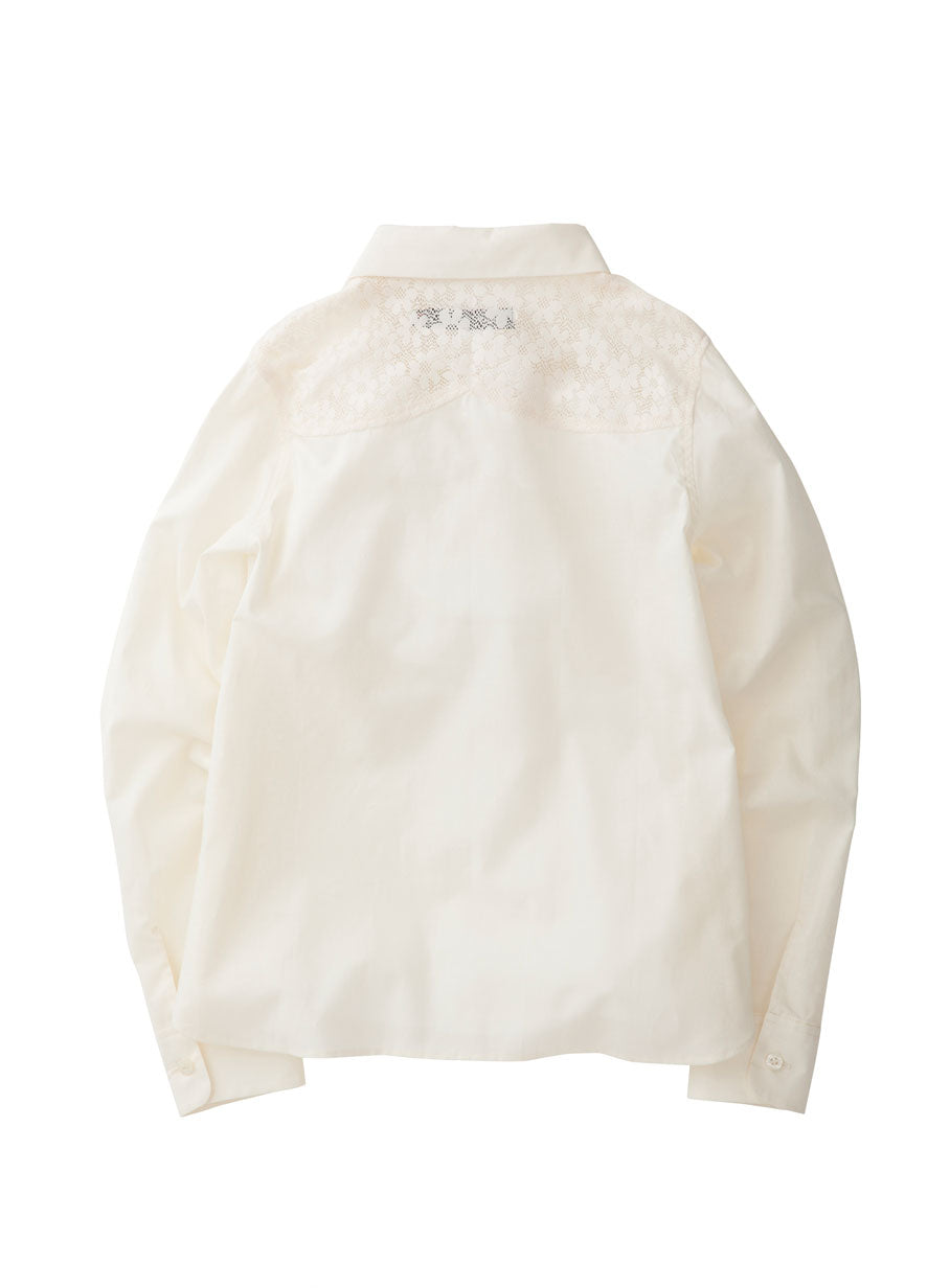 ヨークレースシャツ