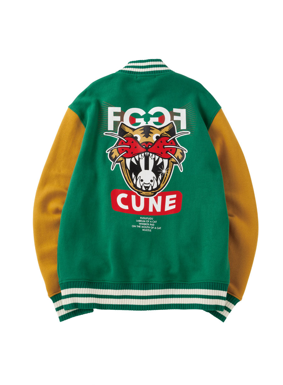 CUNE スタジャン 飛び出す猫のナイロンスタジャン – CUNE