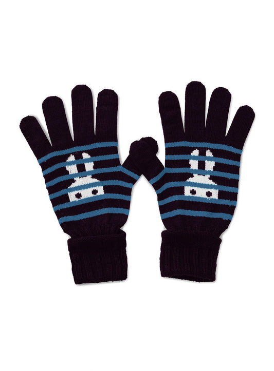 ボーダー手袋
