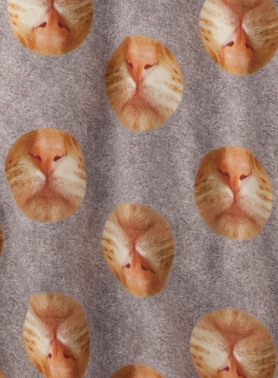 ねこドットロングパーカー