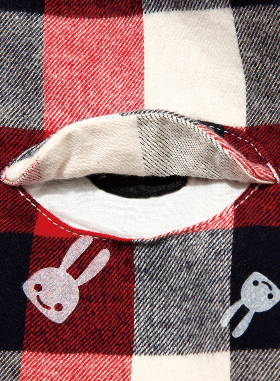 白目ウサギネルシャツ