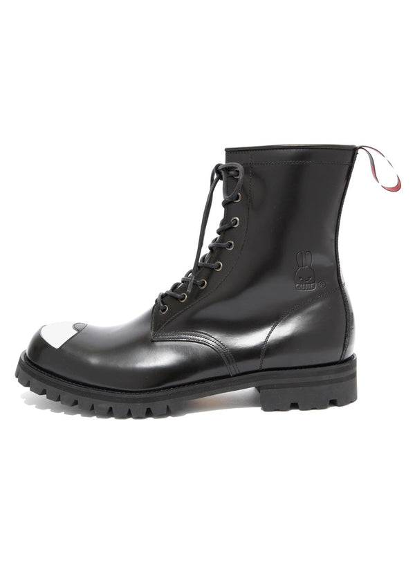 白目コンバットブーツ