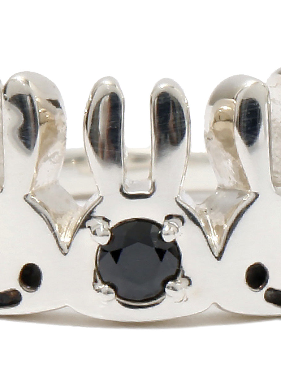 ウサギ三連リング