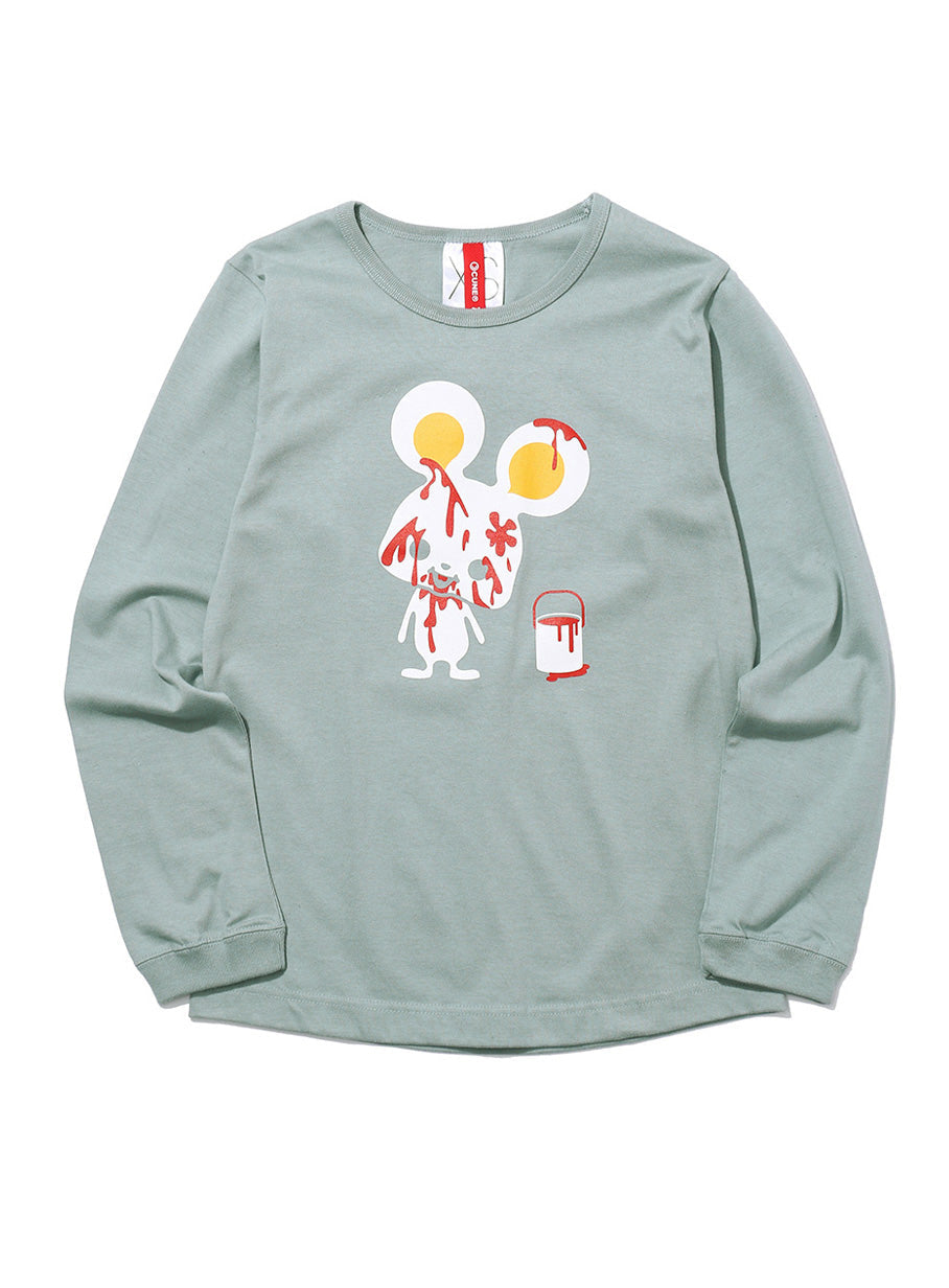 CUNE LS Tee ねずみ2