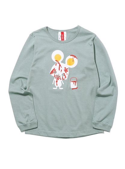 CUNE LS Tee ねずみ2