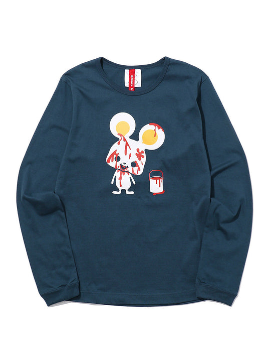 CUNE LS Tee ねずみ2