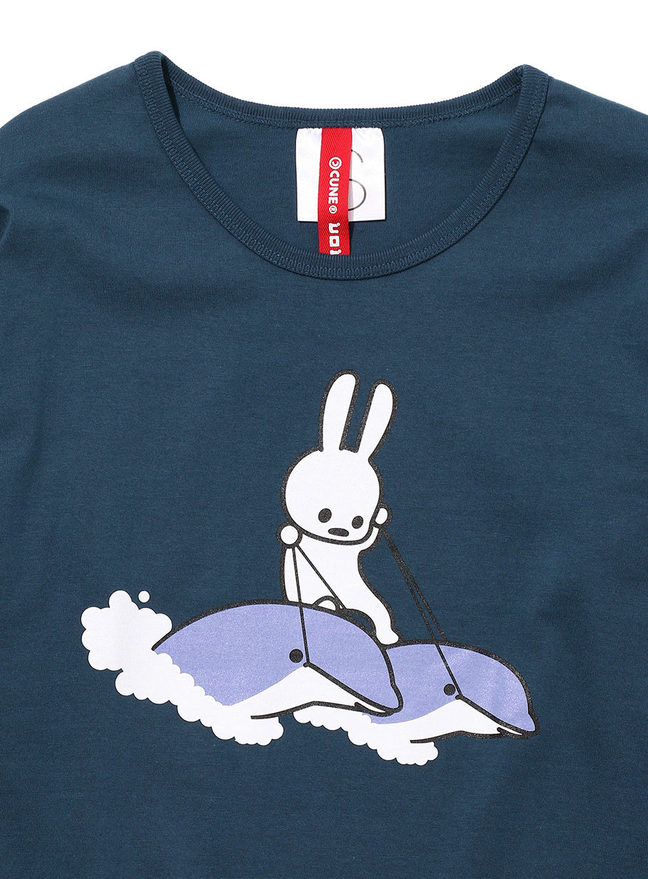 CUNE LS Tee イルカ