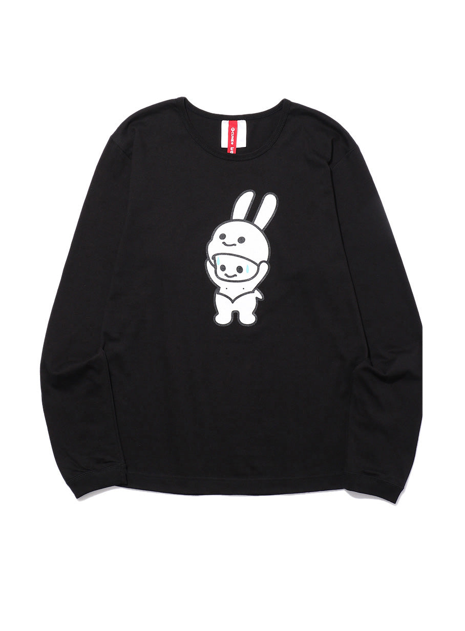 CUNE LS Tee ウサギきぐるみ
