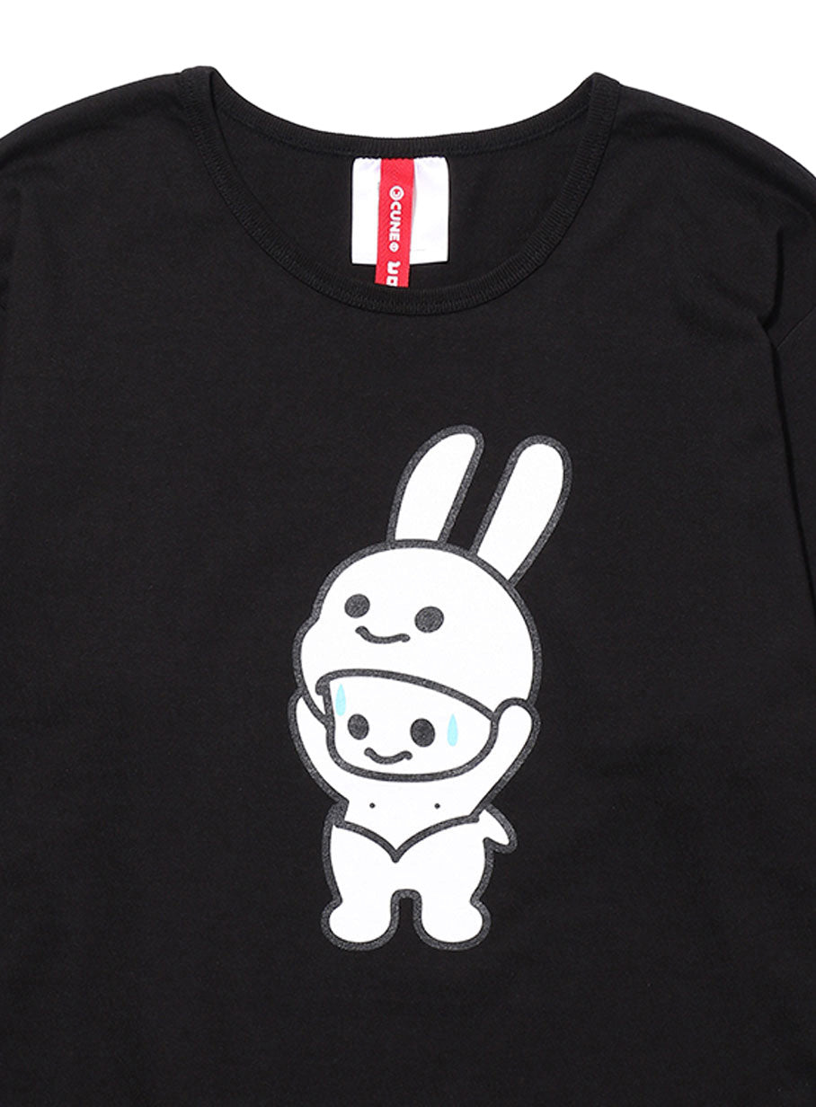 CUNE LS Tee ウサギきぐるみ