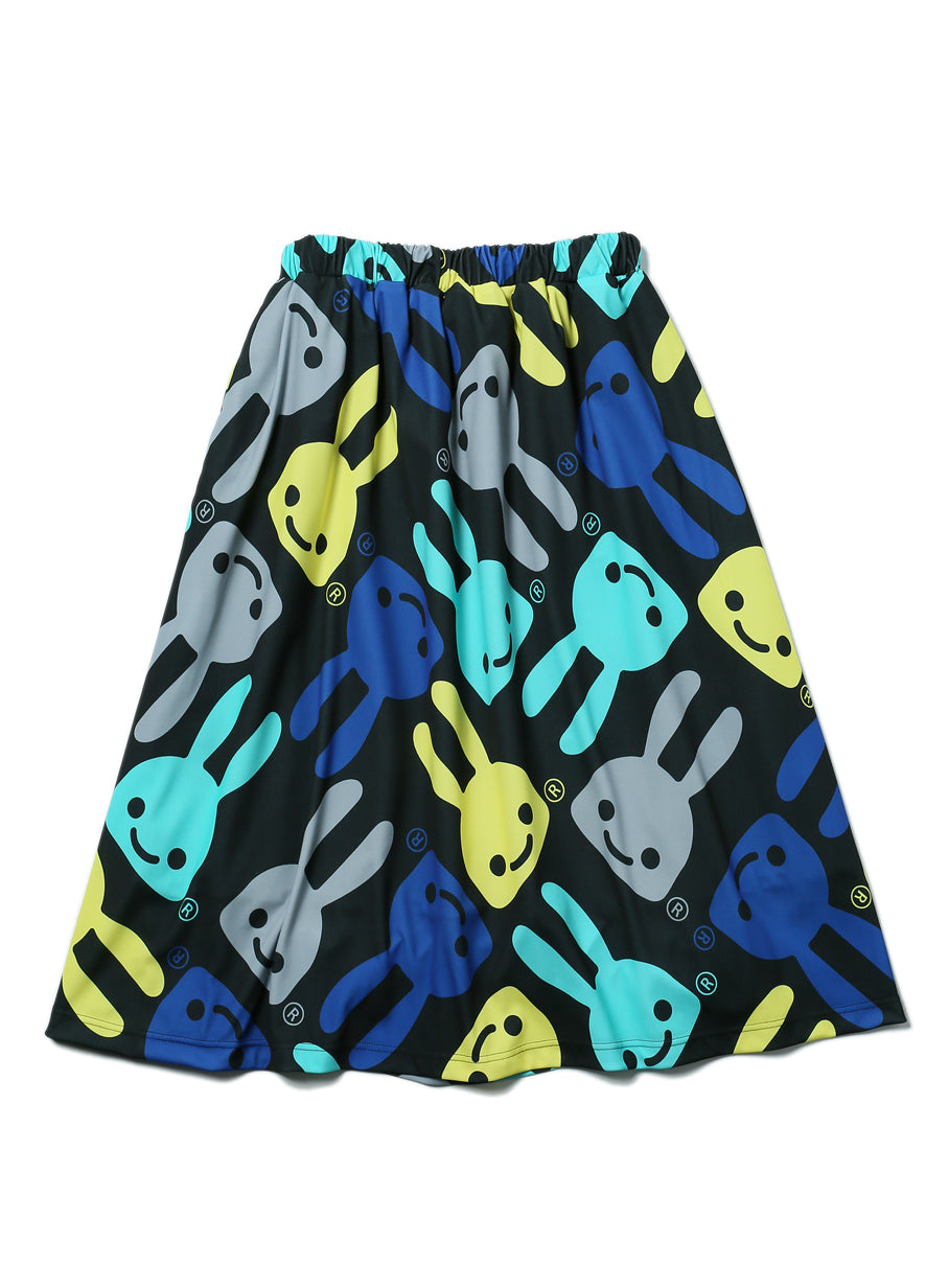 ウサギだらけのジャージスカート