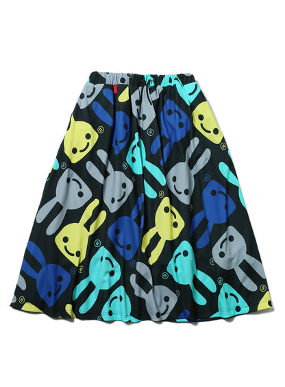 ウサギだらけのジャージスカート