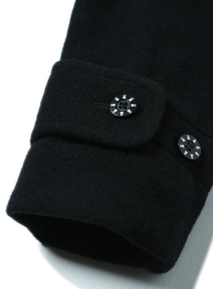 やわらかメルトンのピーコート