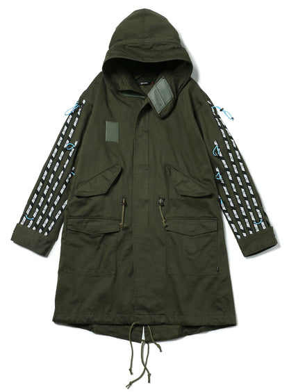袖に縦ゴム5本のM-51