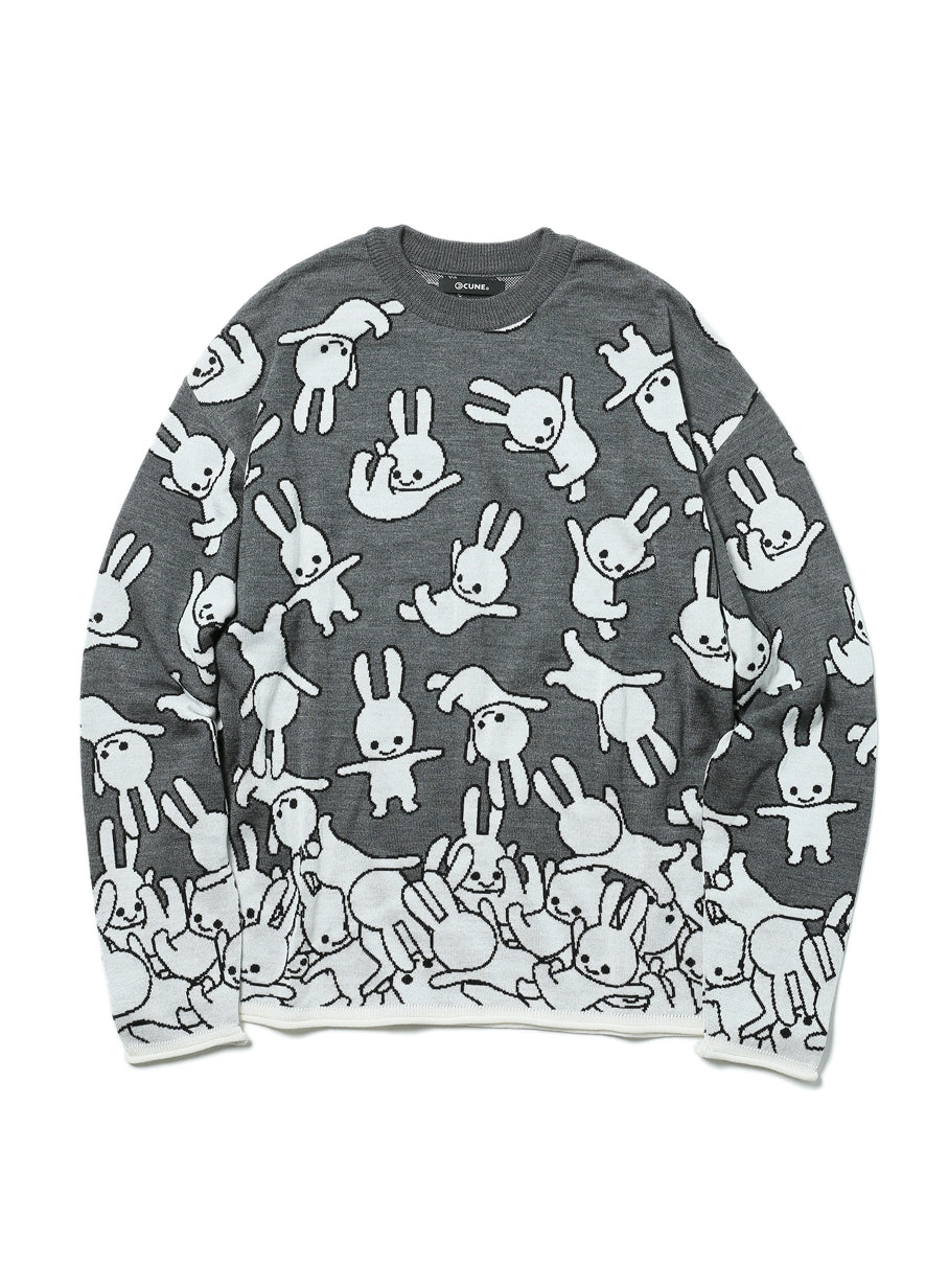 落下ウサギのセーター