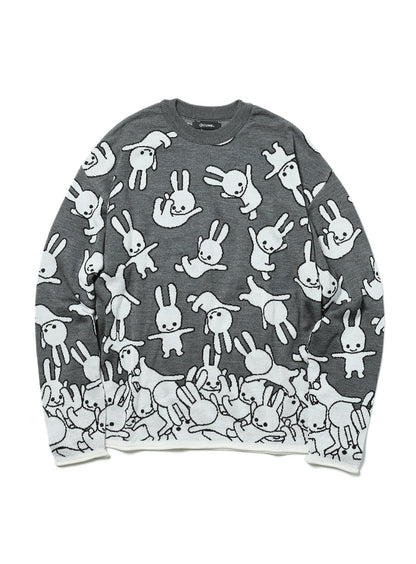 落下ウサギのセーター