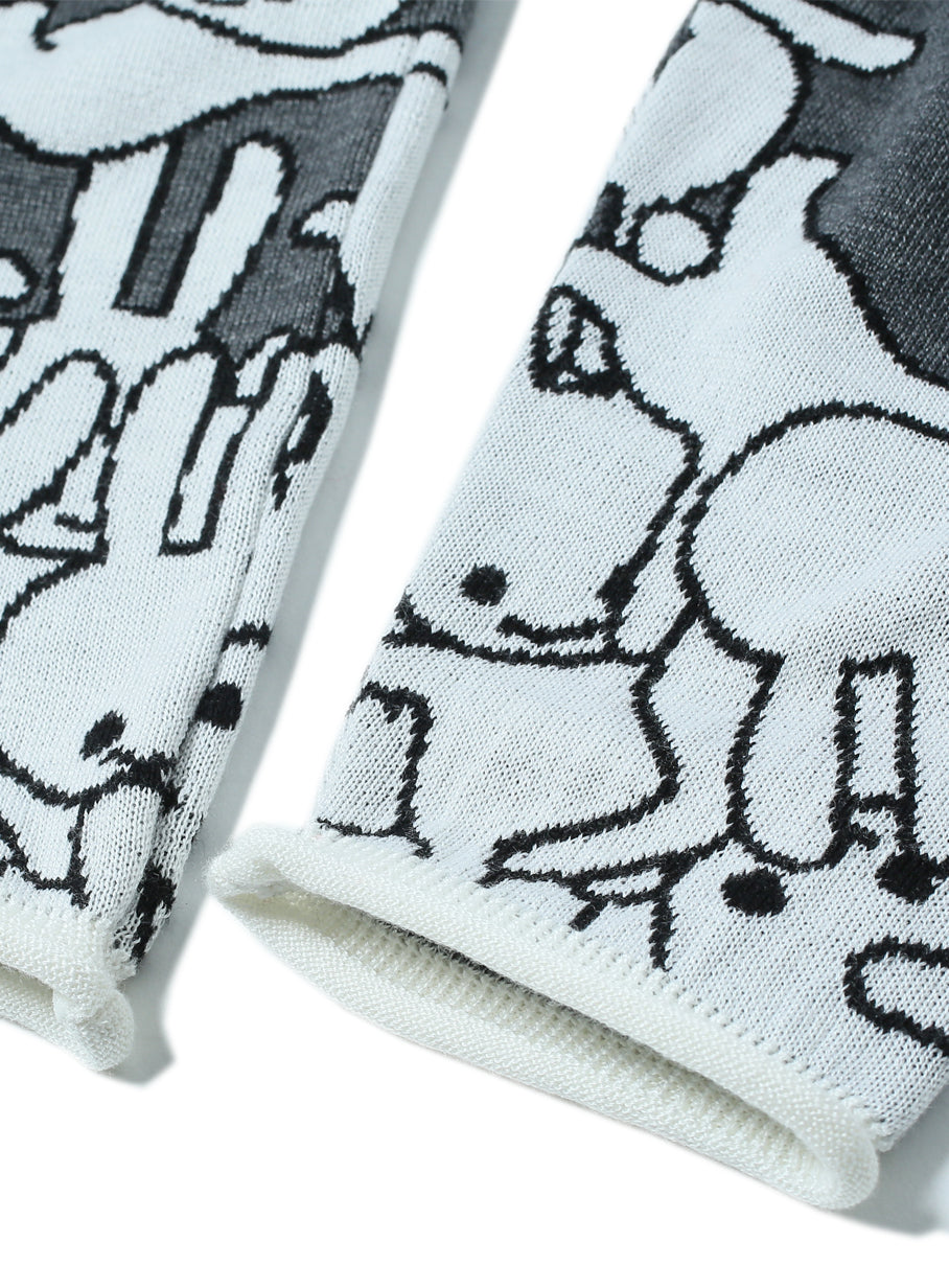 落下ウサギのセーター