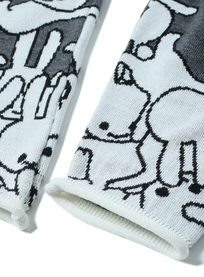 落下ウサギのセーター